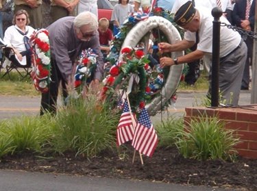 wreath laying