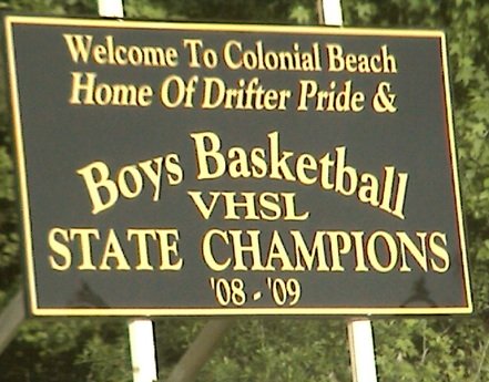 Drifters State Champs sign