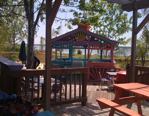 Dockside tiki bar