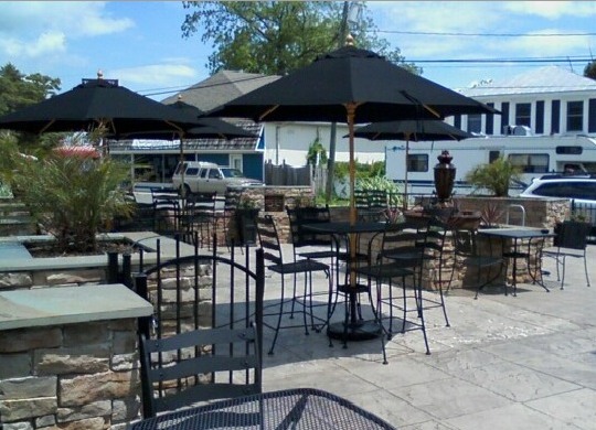 Patio area at Espresso Station