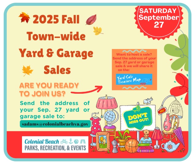 Fall 2025 Yard Sale Flyer