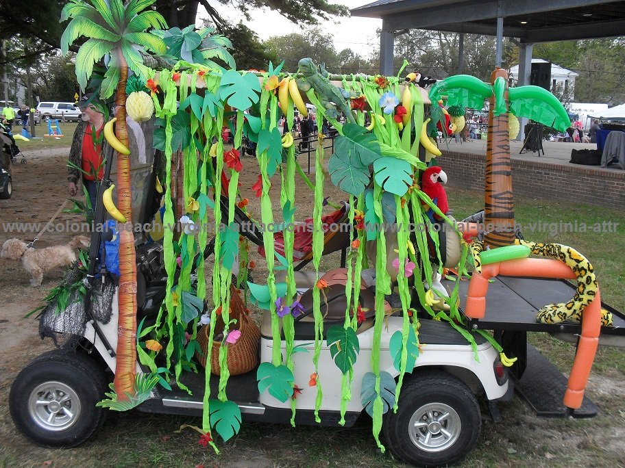 Save the Rainforest Golf Cart