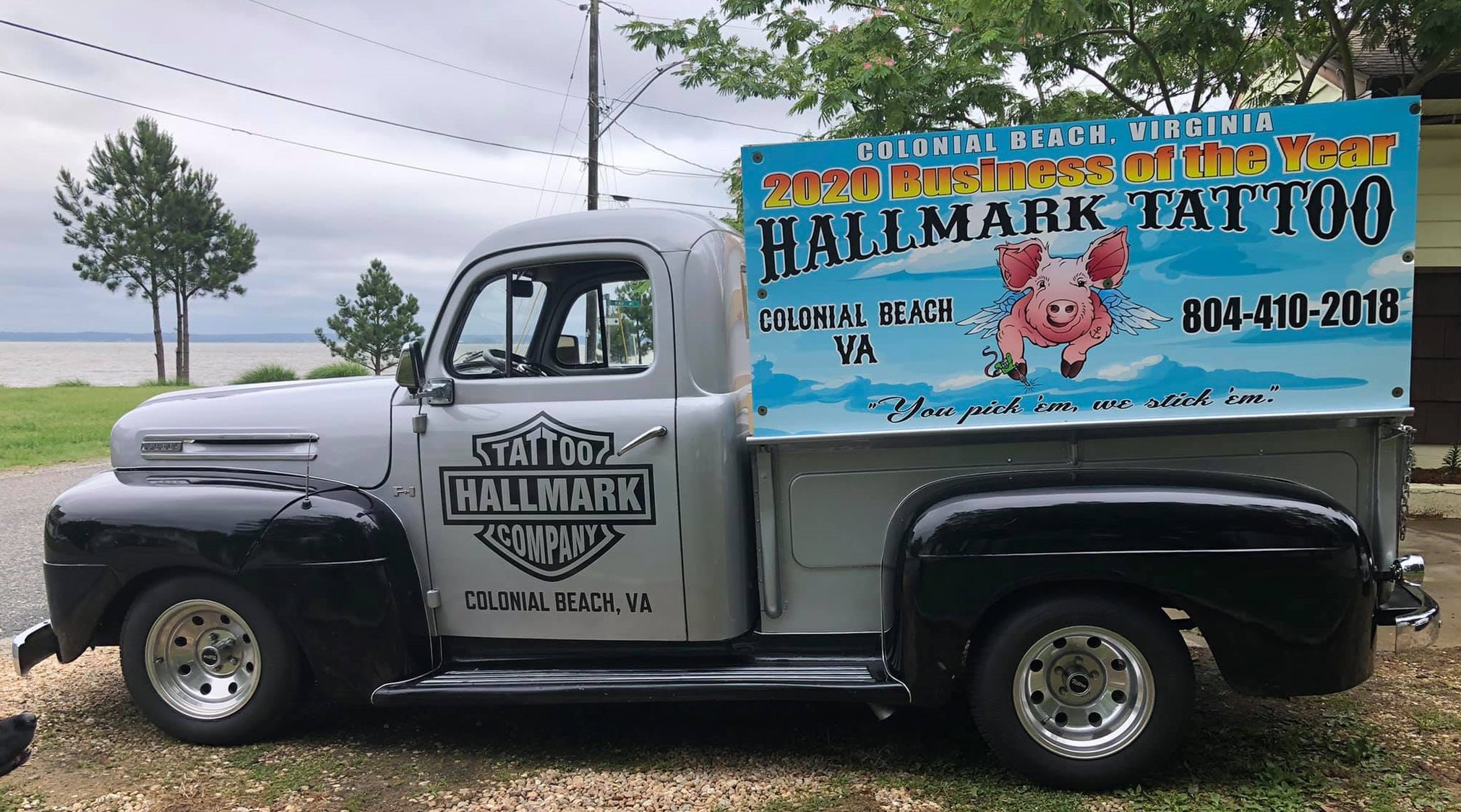 Hallmark Tattoo custom truck