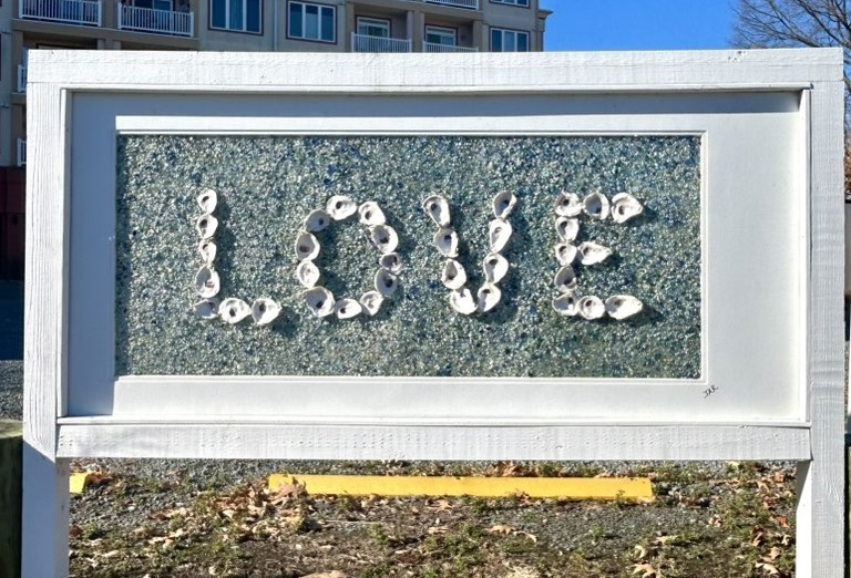 Taylor Street LOVE sign Taylor Street LOVE sign