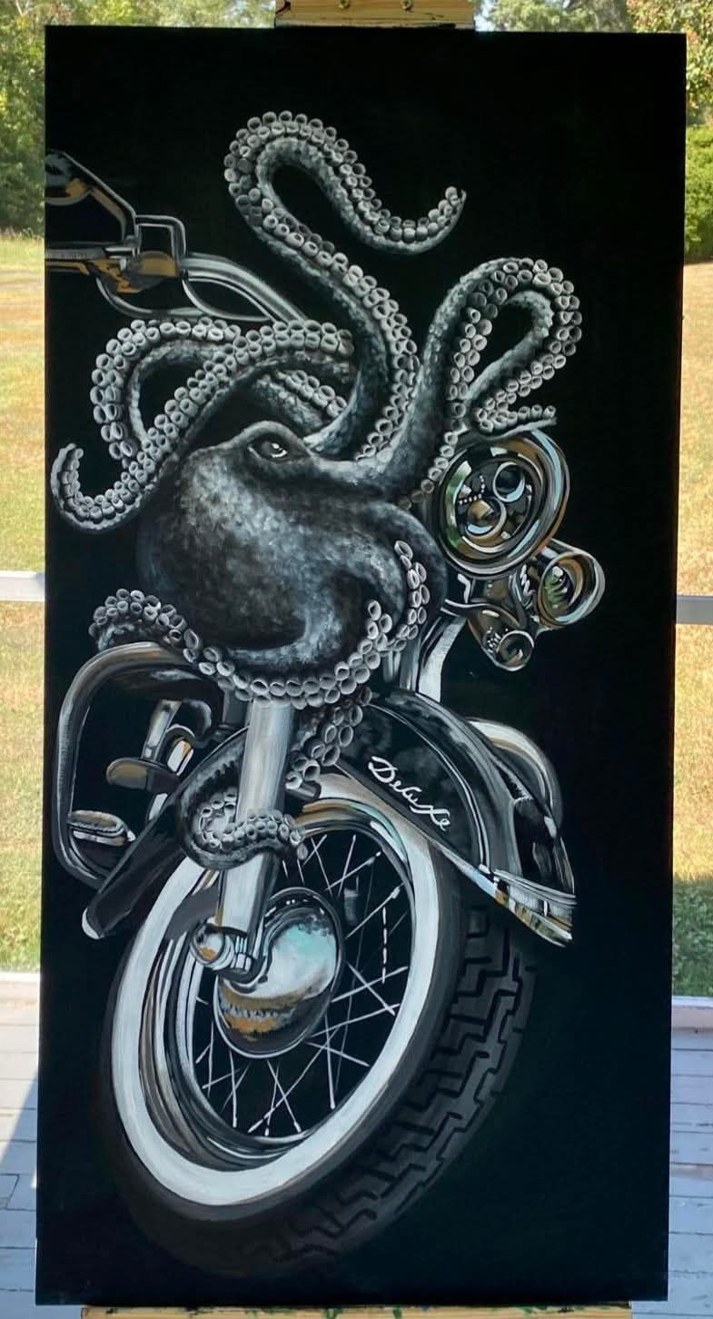Bikefest Octopus Painting Raffle