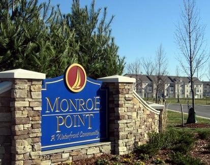 Entrance to Monroe Point Townhomes