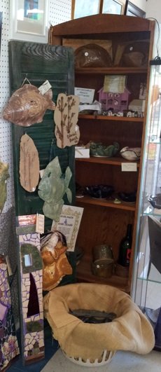 Art pieces at Studio A