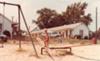 Mike and mom at the beach in 1981