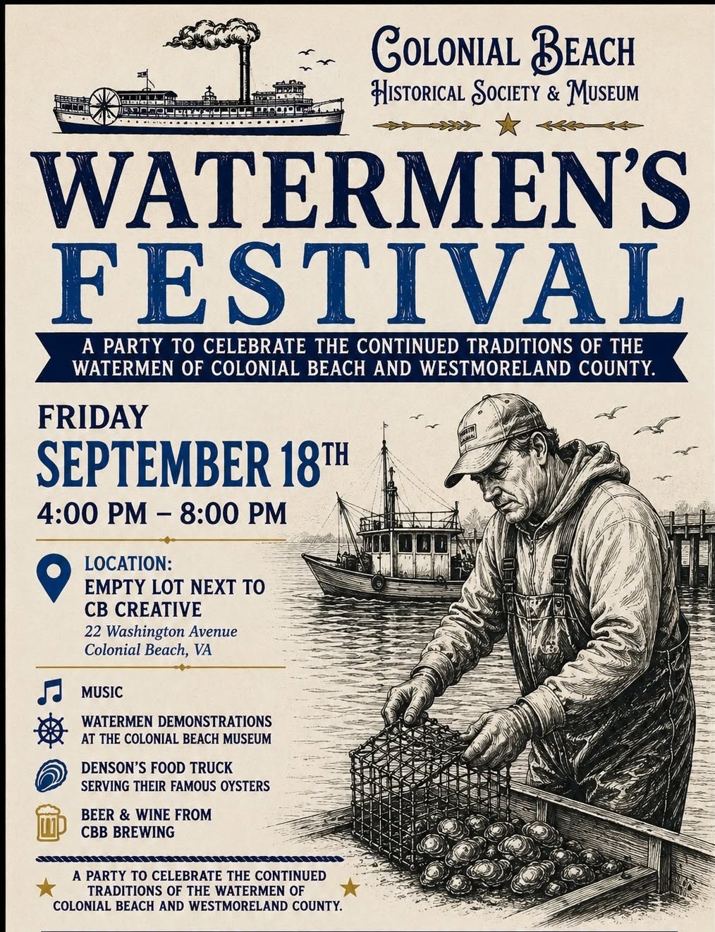 Watermens Festival Flyer